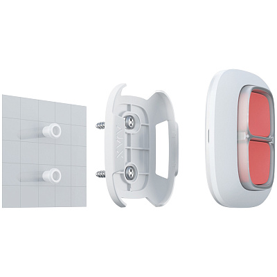 картинка Ajax DoubleButton белый Беспроводная тревожная кнопка для экстренных ситуаций от компании Intant